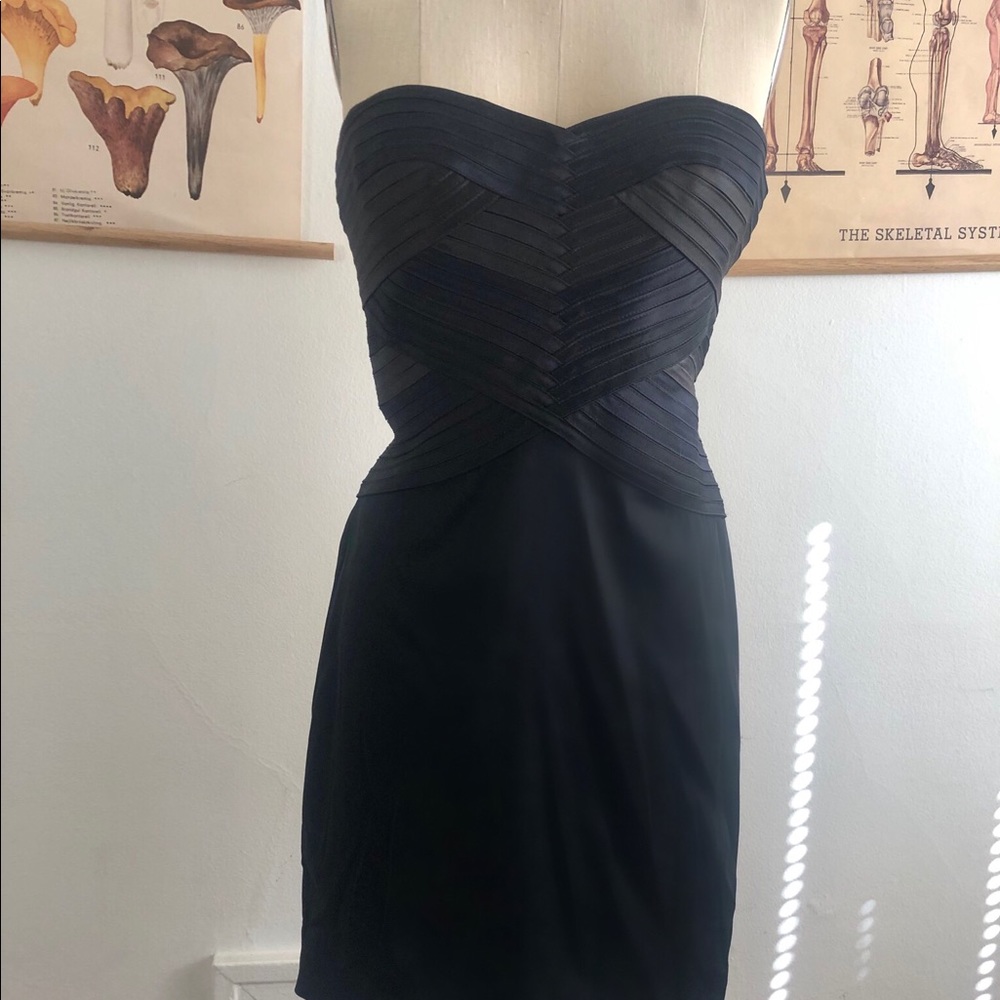 BCBG satin mini dress/cocktail dress